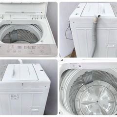 美品 2022年製 Panasonic 洗濯機 6kg 分解洗浄済