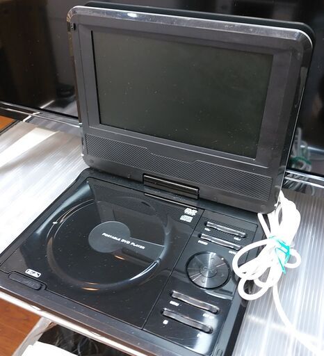 品質保証☆配達有り！2500円(税別）7型 ポータブルDVDプレーヤー グリーンハウス リモコン無し