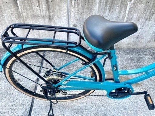 アサヒ カーグアクティブ 6段変速 26インチ ターコイズ 自転車 