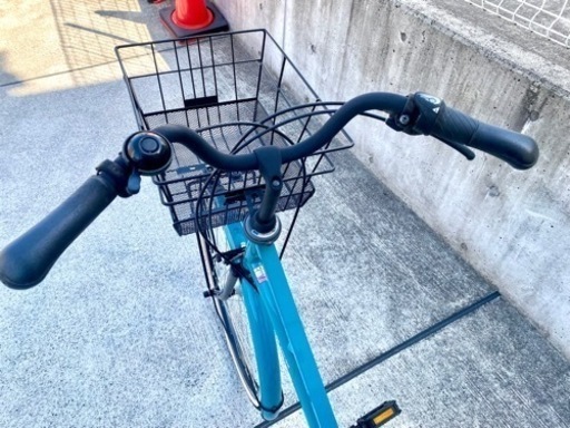 アサヒ カーグアクティブ 6段変速 26インチ ターコイズ 自転車 