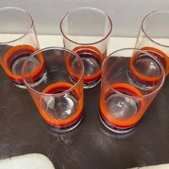 ピエールカンダングラス赤5個セットの画像