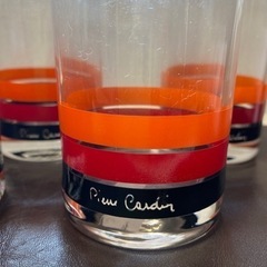 ピエールカンダングラス赤5個セットの画像