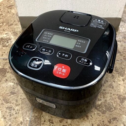 SHARP シャープ 炊飯器 KS-C5L-B 家電 ジャー 3合炊き 2018年製 札幌 東区 店頭引取り歓迎