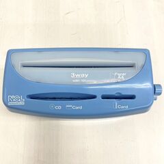 ナカバヤシ ハンドシュレッダー クロス クルッキル ブルー NSH-101MBの画像