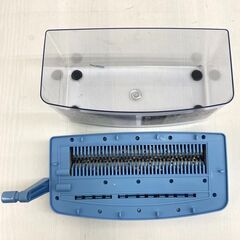 ナカバヤシ ハンドシュレッダー クロス クルッキル ブルー NSH-101MBの画像