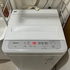 <大値下げ> 7/13-17お引取り可能の方優先 2023年製 Panasonic 洗濯機（NA-F5B1　