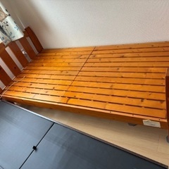 シングルベッド　2段ベッドの上部