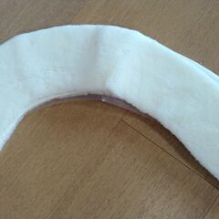 《譲渡終了》トイレ用品セット【トレットペーパーホルダーカバー+粘着式便座シート】の画像