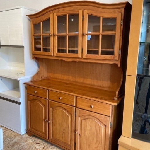 カントリー調 食器棚 キッチンボード　家具 収納家具 キャビネット