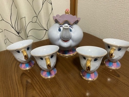 美女と野獣 ポット夫人&チップ 豪華セット❣️