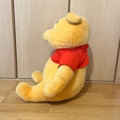 【決まりました】くまのプーさん 等身大 ぬいぐるみ レトロの画像