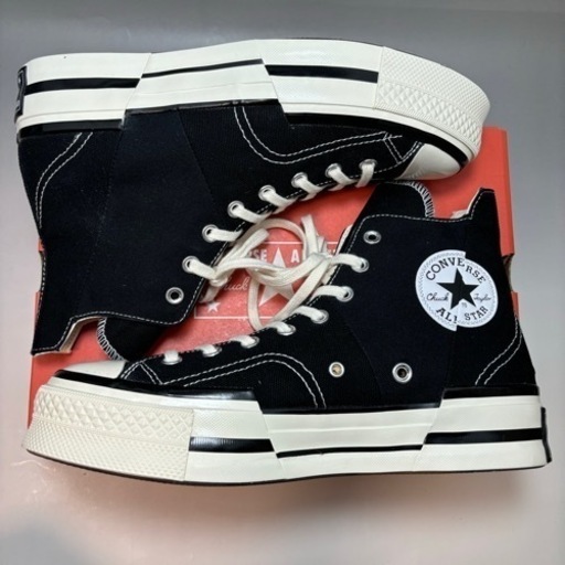 スニーカー CONVERSE CHUCK70 PLUS HI BLACK 27.5cm