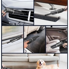 【値下げ中】ハンディクリーナー 車・家庭用掃除機 低騒音 コードレスの画像
