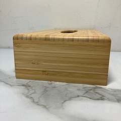 K2406-1023 イケア BONDIAN ティッシュボックス 竹 中古美品の画像