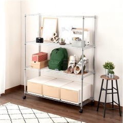 【受渡先決定済】家具 収納家具 スチールラックの画像