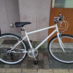 700c クロスバイク 6speed/ホワイト