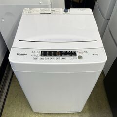 Hisense ハイセンス 全自動電気洗濯機 HW-K45E 4.5kg 2022年製