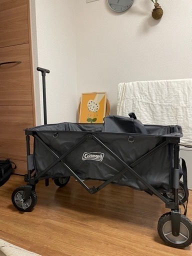 【美品】コールマン　Coleman  アウトドアワゴン　キャリー　グレー