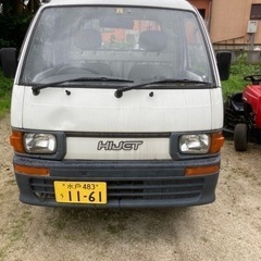 ハイゼットトラック　4WD 5MT 車検令和7年5月！　即乗り可能！