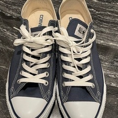コンバース★28cm スニーカー　ネイビー　美品
