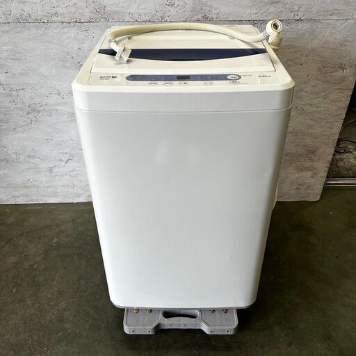 【YAMADA】 ヤマダ電機 全自動電機洗濯機 HERB Relax ５㎏ YWM-T50A1 2017年製 N0188