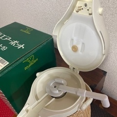 昭和レトロ　未使用　象印　籐エアーポット　AAA−19　の画像