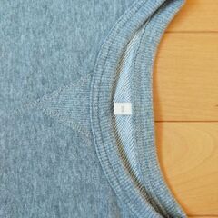 150cm　ＧＵ無地トレーナー　グレーの画像