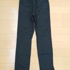 150cm　無地チノパン　ブラックの画像