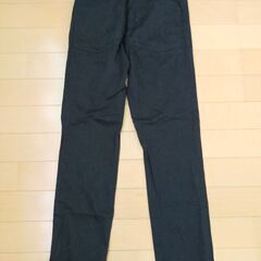 150cm　無地チノパン　ブラックの画像