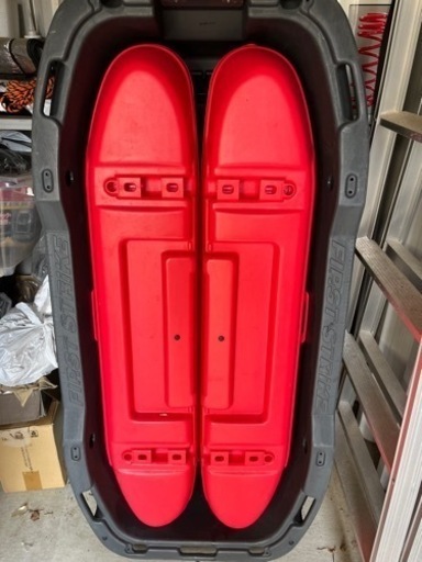 フロートボートとハンドエレキセットパドル2本付き
