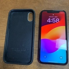 iPhoneXR 64GB  シムフリー　ケース付き