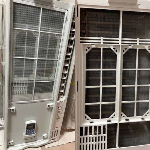 受け渡し予定者決定】窓用エアコン CW-A1612 コロナ リモコン・取付枠 