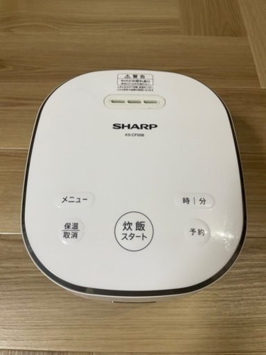 【1000円・炊飯器】SHARP製炊飯器　KS-CF05B