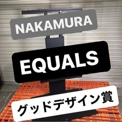 NAKAMURA ナカムラ EQUALS イコールズ テレビスタンド レコーダー棚板 WALL テレビ台 ブラック PRC WLTVB6119 7/10までの出品 引き取り歓迎の画像