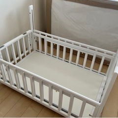 ヤマサキ スリーオープンベッド b-sideDX　SS-270 ホワイトの画像