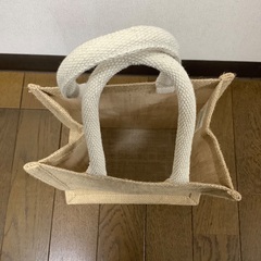 無印ジュートバックの画像