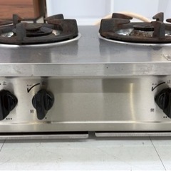 ガスコンロ 都市ガス用 リンナイ 業務用ガスコンロ RTS-2CT-L ガステーブル生活雑貨 調理器具 ガステーブルの画像