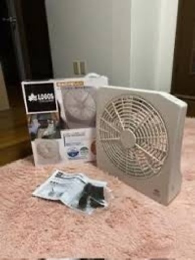 ロゴス 扇風機 2電源・どこでも扇風機(AC・電池)