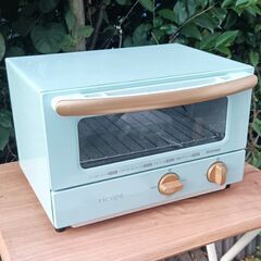 ★美品!!お届け可！★アイリスオーヤマ オーブントースター 『ricopa』 EOT-R021AA  アッシュブルーの画像