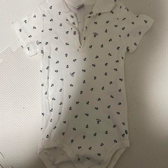 Petit Bateau 半袖ロンパース 24m/86cm