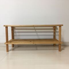 エア・リゾームインテリア　木製ラック(2個：2段タイプ・3段タイプ)の画像