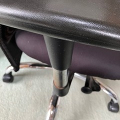 高級椅子無料リクライニング式ハイバックチェア　黒の画像