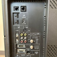 SHARP AQUOS  LC-26E5 26V型　アンテナ付き　2009年製の画像