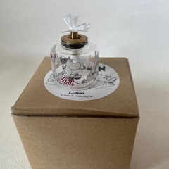 Lunax MOOMIN ムーミン グラスランプ オイルランプ オレンジブロッサム パラフィンオイル アウトドア キャンプ 登山 未使用自宅保管品  の画像