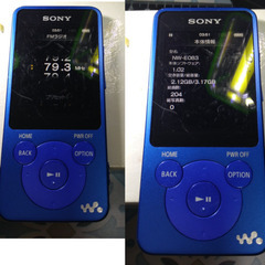 🎶SONYウォークマン  🎶NW-E083 ブルー (4GB)の画像