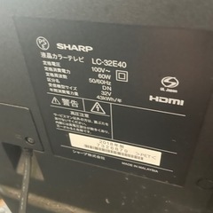 ジャンクテレビ32v型の画像