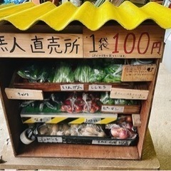 【無人直売】畑の採れたて野菜