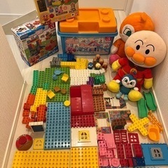 【3種類大量】アンパンマン　ブロックとオマケつき