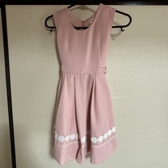 Frifri et Bribri こども服 ピンク花柄ワンピース　120サイズの画像