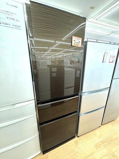 ★ジモティ割あり★ MITSUBISHI 3ドア冷蔵庫 MR-CD41BKG-BR 405L 22年製 動作確認／クリーニング済み KJ5488